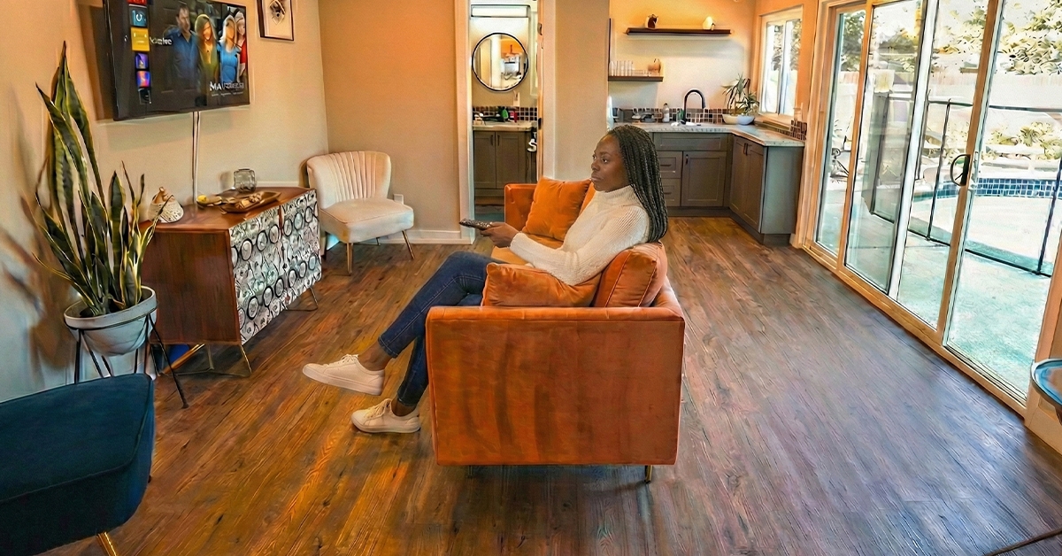 Lounge area at Surf City Detox